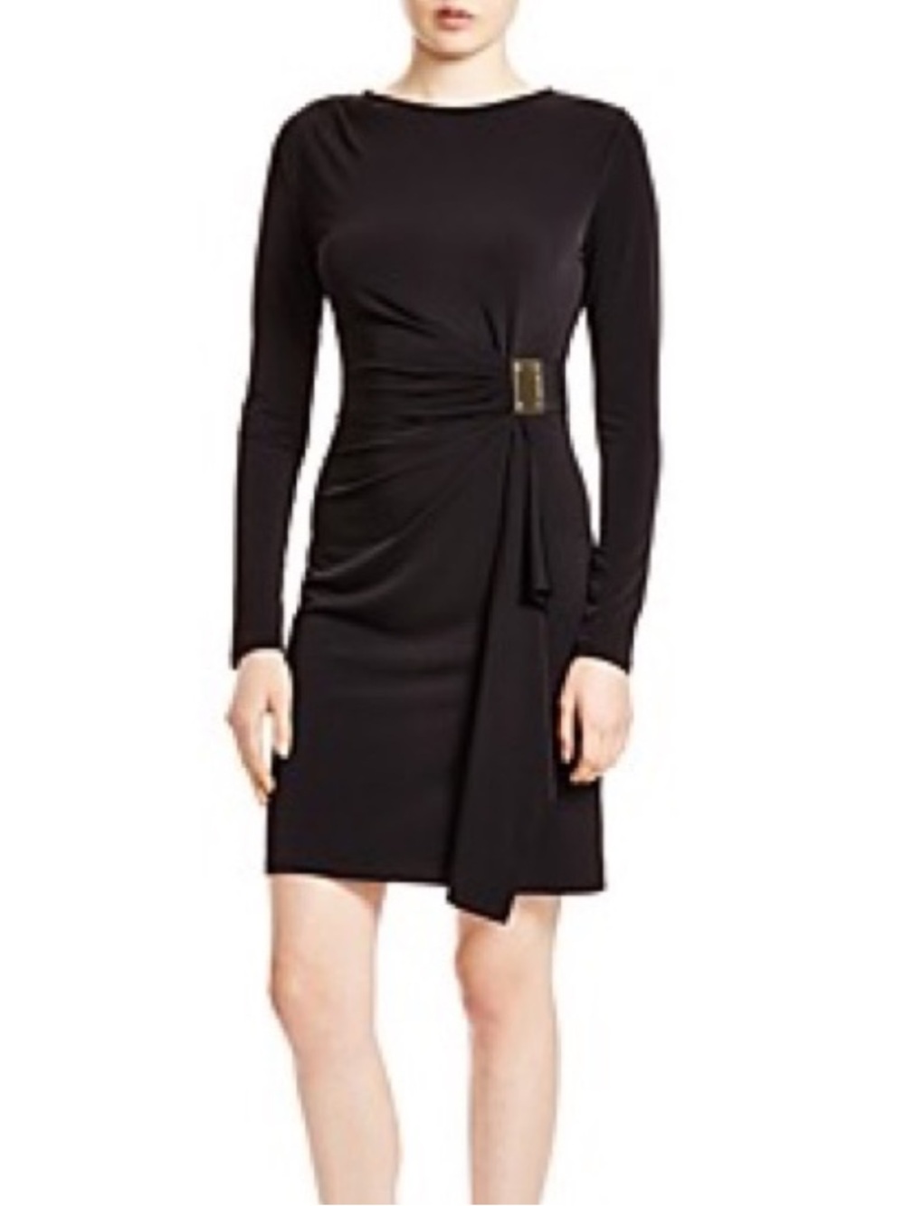 Michale Kors logo plate jersey dress L